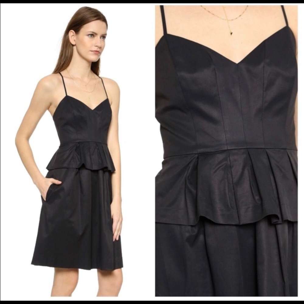 Elizabeth & James Peplum Gosha Cocktail Dress NWT